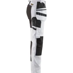 Naisten housut Blåkläder 7910 Stretch valkoinen/musta