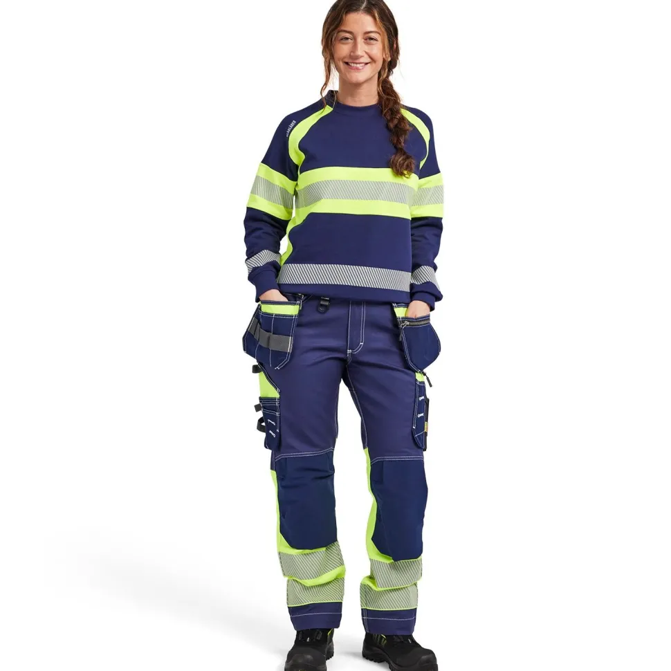 Naisten riipputaskuhousut Blåkläder 7196 Highvis Stretch