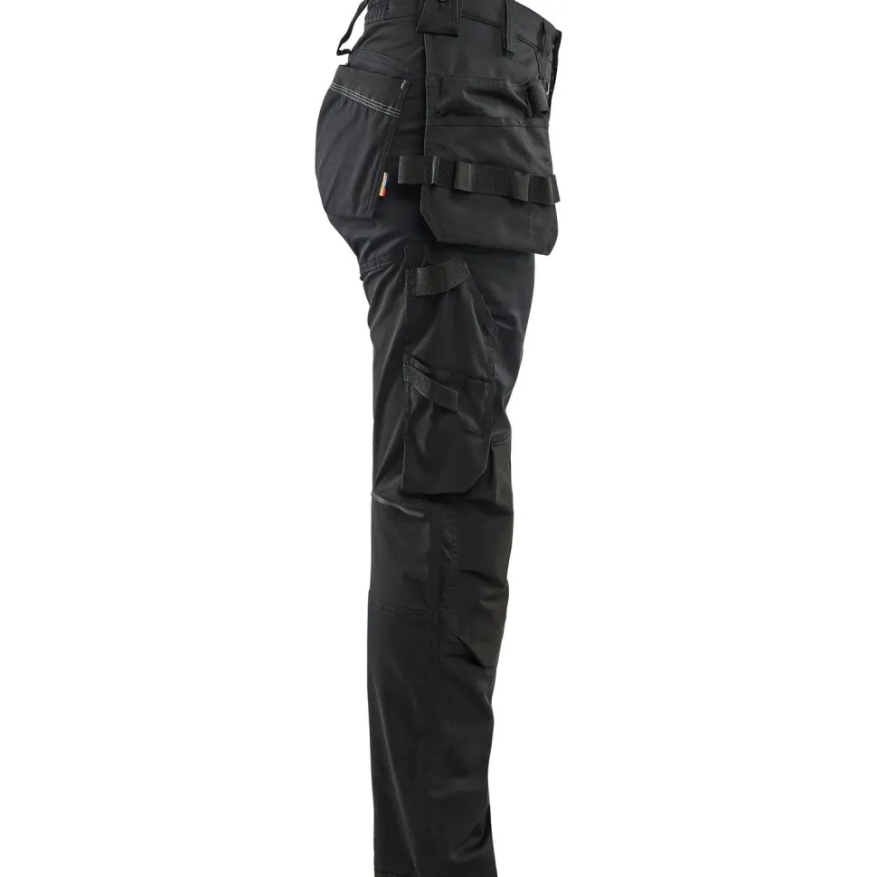 Naisten riipputaskuhousut Blåkläder 7132-1832 Stretch twill