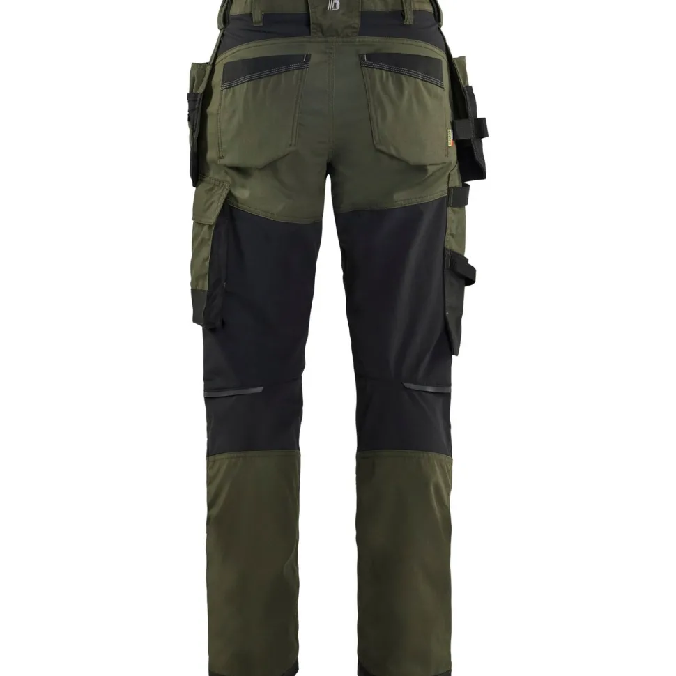 Naisten riipputaskuhousut Blåkläder 7132-1832 Stretch twill
