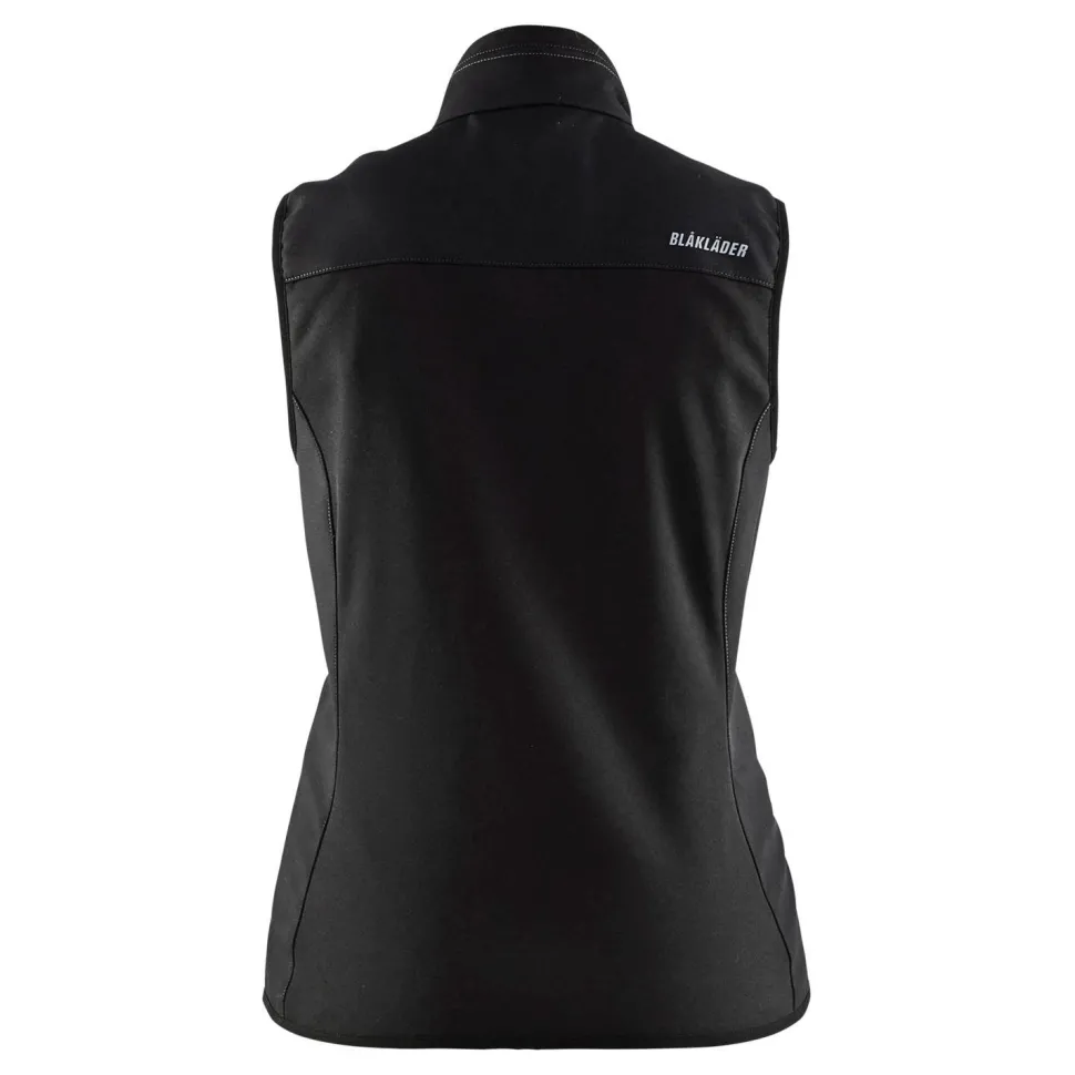 Naisten softshell-liivi Blåkläder 3851 musta/tummanharmaa
