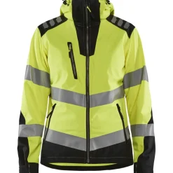 Naisten softshell-takki Blåkläder 4791 Highvis huomiokeltainen/musta