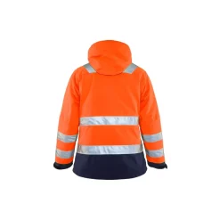 Naisten talvitakki Blåkläder 4872 Highvis huomio-oranssi/sininen