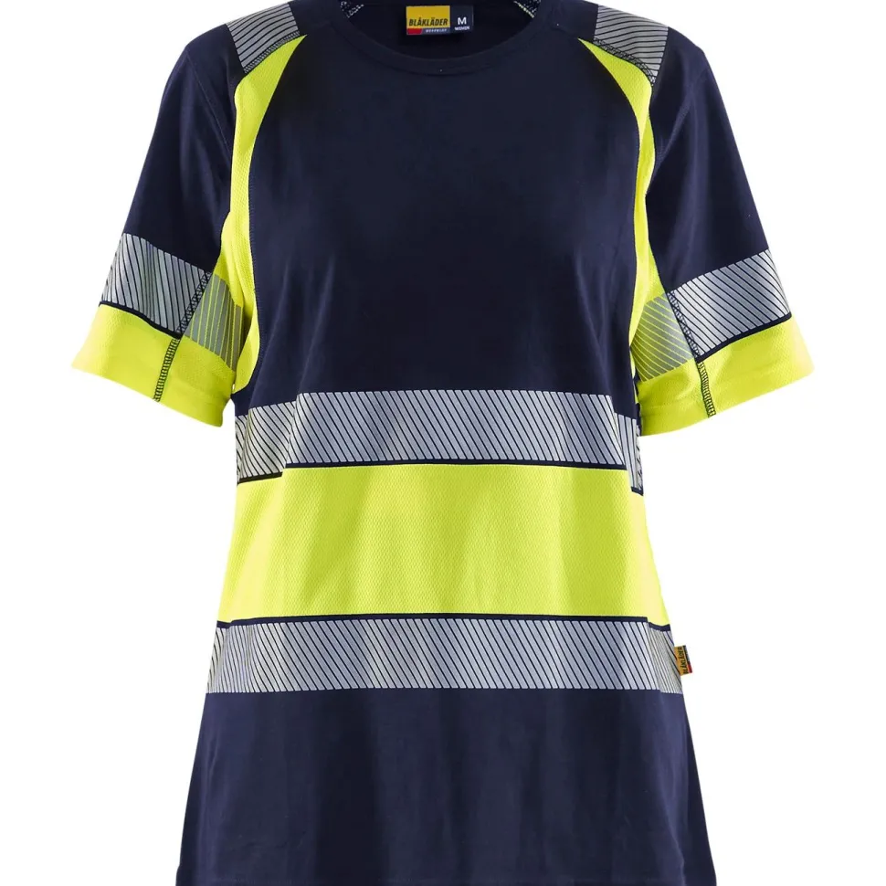 Naisten t-paita Blåkläder 3410 Highvis pyöreä pääntie