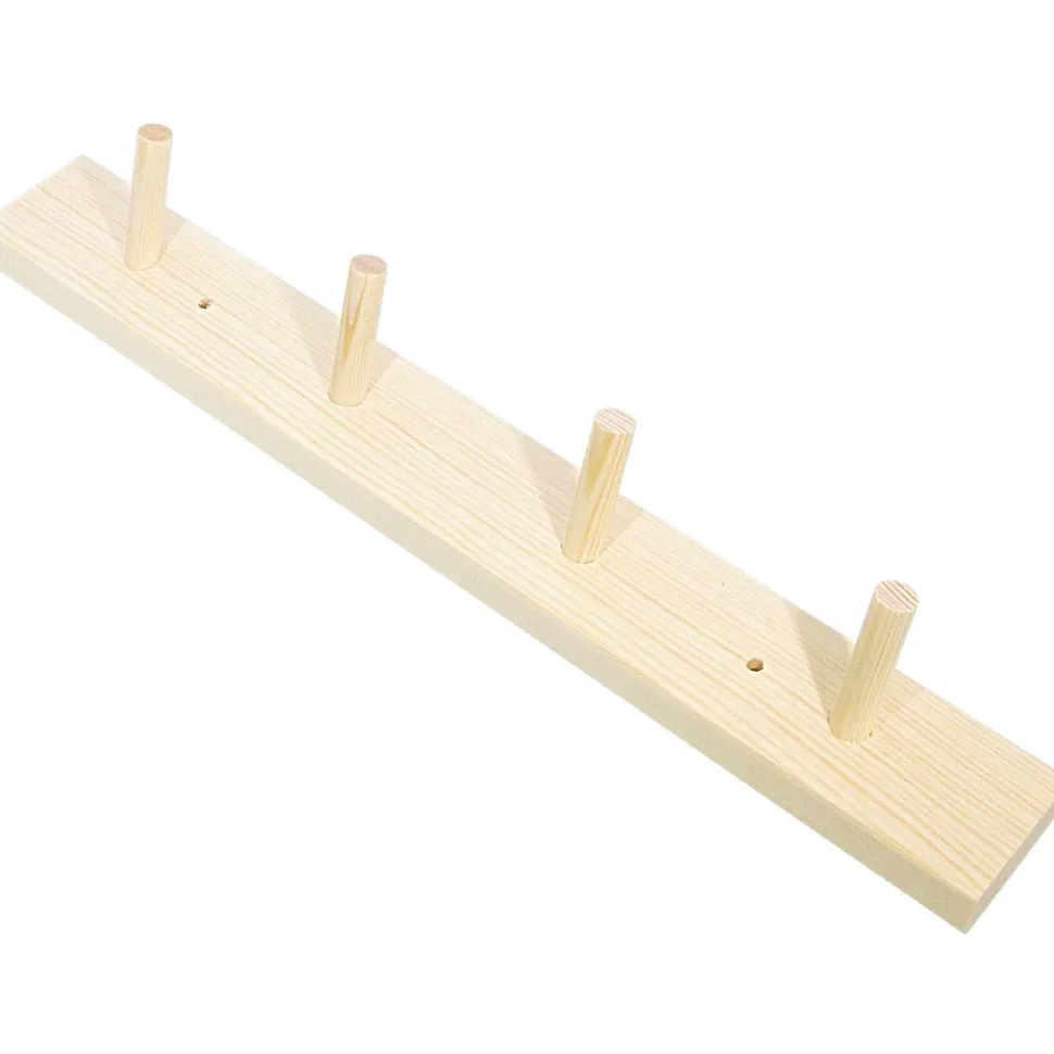Naulakko Pinetta, 5x40x7.5 cm, 4 tappia