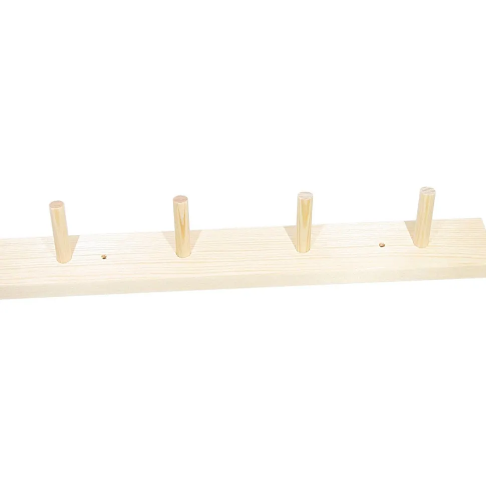 Naulakko Pinetta, 5x40x7.5 cm, 4 tappia
