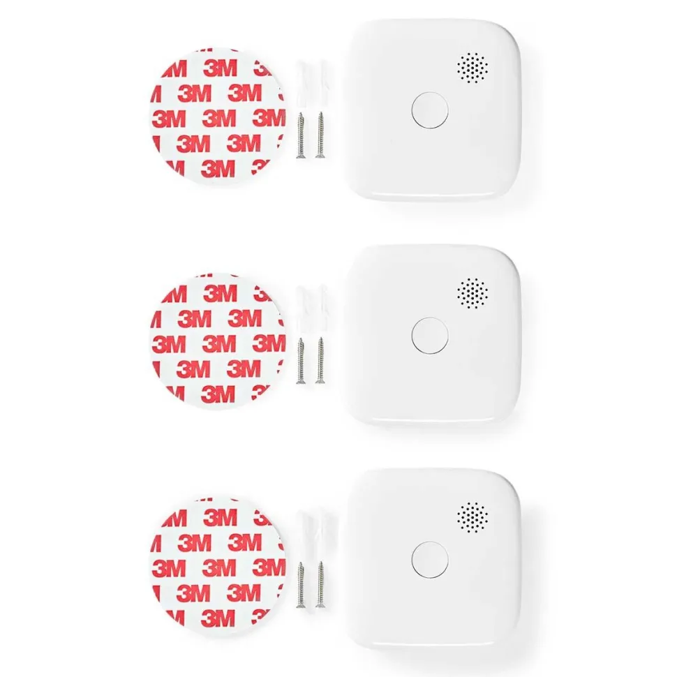 Nedis SmartLife Wi-Fi Palovaroitin 85dB 3kpl