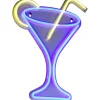 Neonkyltti/seinävalaisin Trio Cheers LED