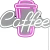 Neonkyltti/seinävalaisin Trio Coffee LED