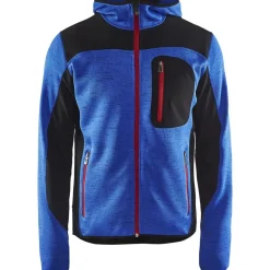 Neulottu softshell-takki Blåkläder 4930 keskisininen/musta