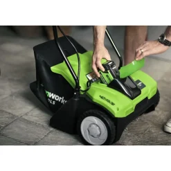 Nurmikon ilmaaja Greenworks G40DT35, 40V, ilman akkua