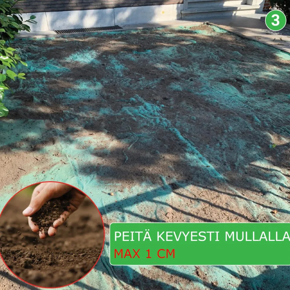 Nurmikon siemenmatto Turfquick Skugga, 10 m²