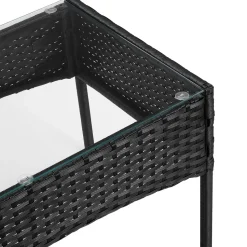 Oleskeluryhmä AB Polar Palma 2-istuttava sohva + 2 nojatuolia + pöytä musta