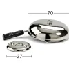 Ovikello Habo 680 58-85mm niklattu