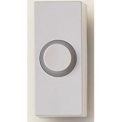 Ovikellopainike D534W Lightspot valkoinen valolla