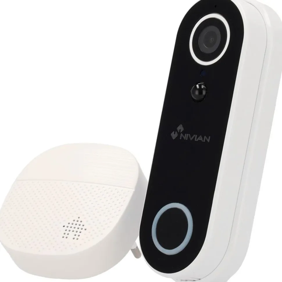 Ovipuhelin Celotron Nivian Smart, sisäkellolla ja FullHD 1080P 2MP resoluutiolla