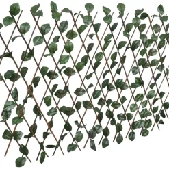Pajusäleikköaidat 5 kpl keinotekoisilla lehdillä 180x60 cm