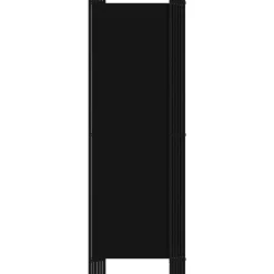 6-paneelinen tilanjakaja, musta, 300x180 cm