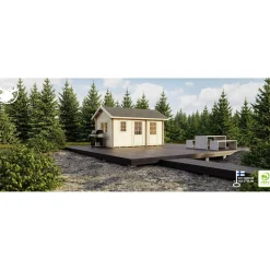 Pariaitta Luoman Lillevilla 95-1 Ulkokalla 11,3 m²