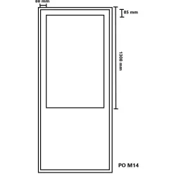 Parvekeovi Kaskipuu PO4 M12 Thermo mittatilausovi