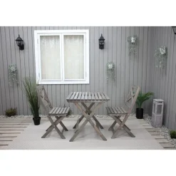 Parvekesetti Baltic Garden Wilma 65x65cm pöytä + 2 tuolia er värejäa
