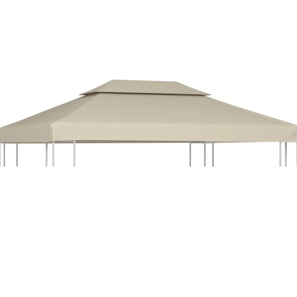Paviljongin kangaskatto 310g/m² beige 3x4m