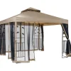 Paviljonki Home4you Leaf, 3x3m, beige