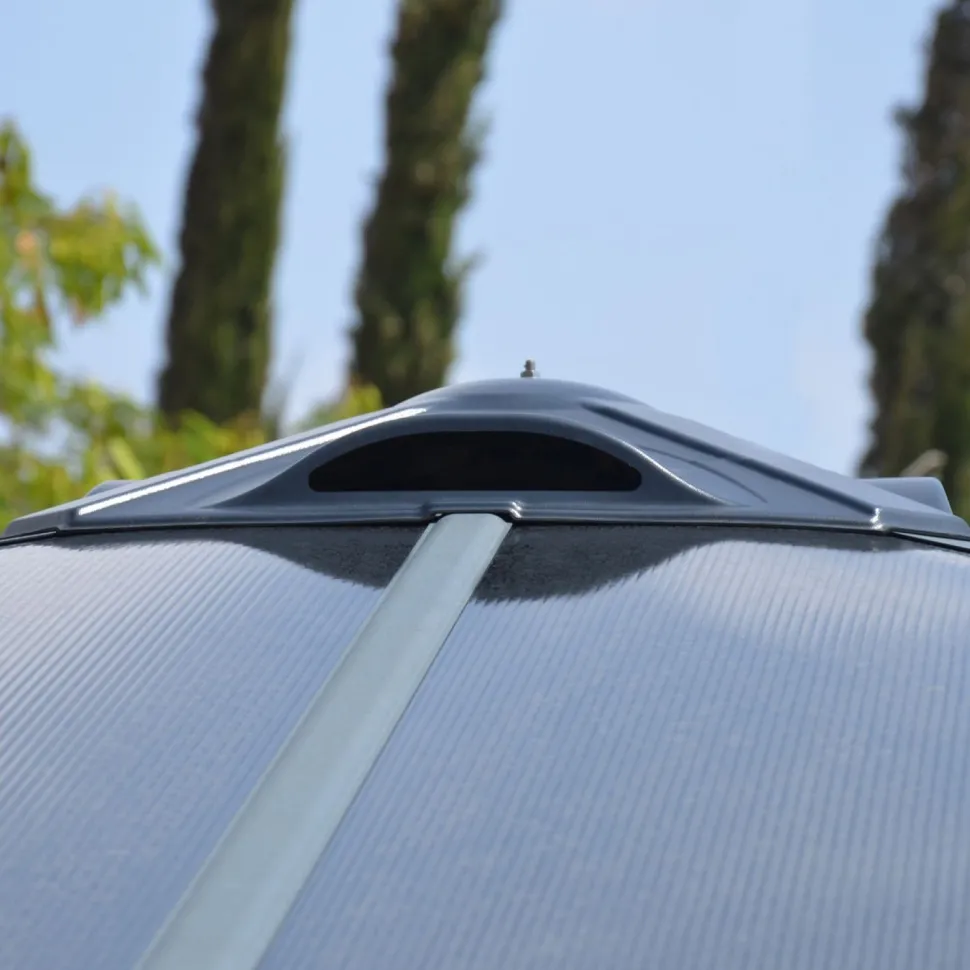 Paviljonki Palram-Canopia Palermo 3000 3 x 3 m 8,7 m² harmaa