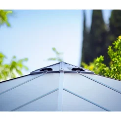 Paviljonki Palram-Canopia Palermo 3600 3,6 x 3,6 m 13 m² harmaa