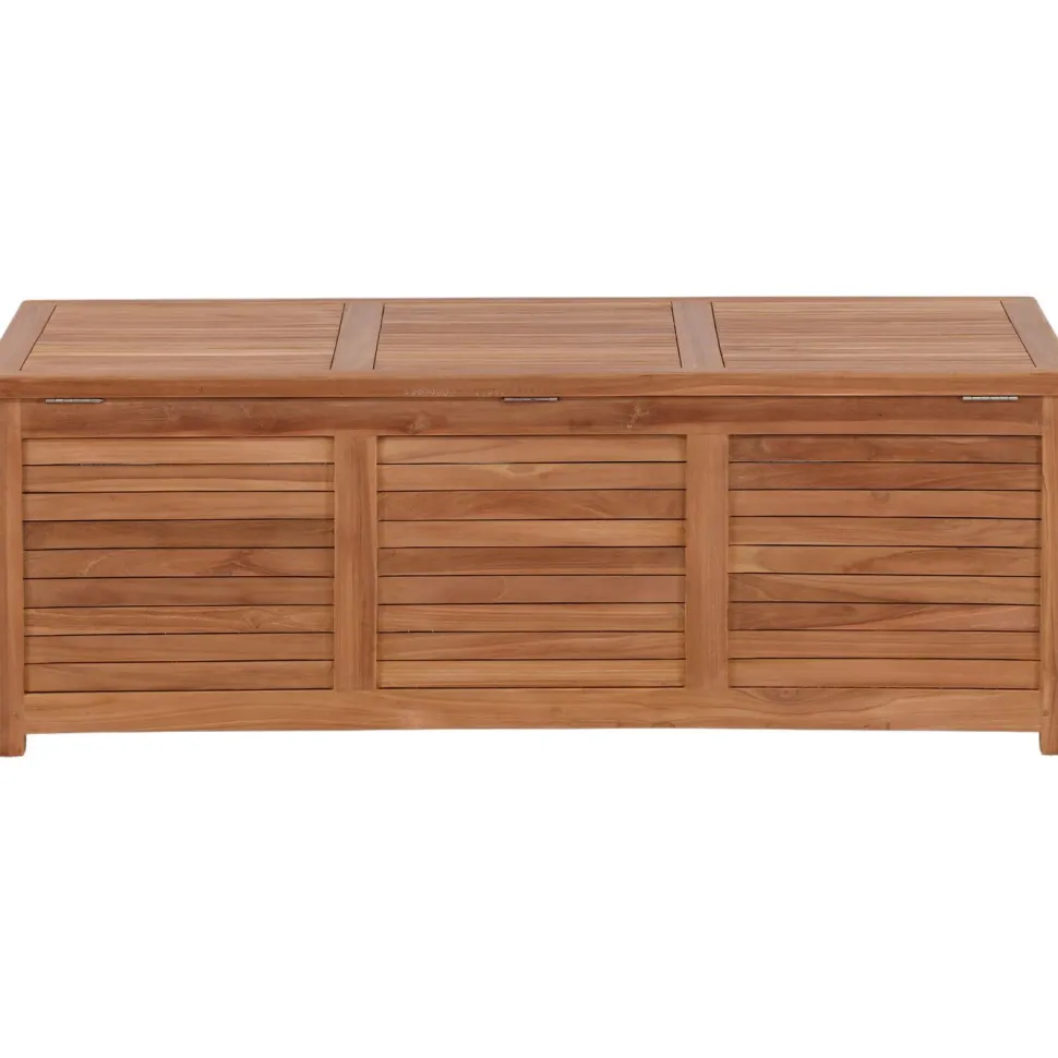 Pehmustelaatikko Venture Home Trento 2, 70x130x46cm, luonnollinen tiikki