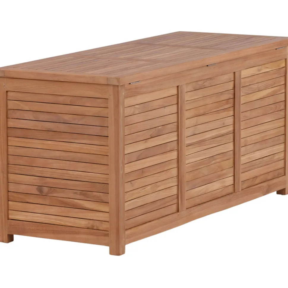 Pehmustelaatikko Venture Home Trento 2, 50x130x60cm, luonnollinen tiikki