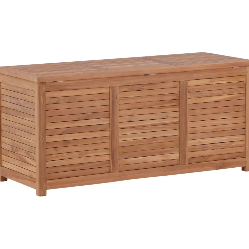 Pehmustelaatikko Venture Home Trento 2, 50x130x60cm, luonnollinen tiikki