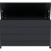 Pehmustelaatikko Venture Home Nisis, 130x60x75cm, musta