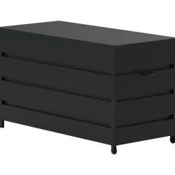 Pehmustelaatikko Venture Home Nisis, 130x60x75cm, musta