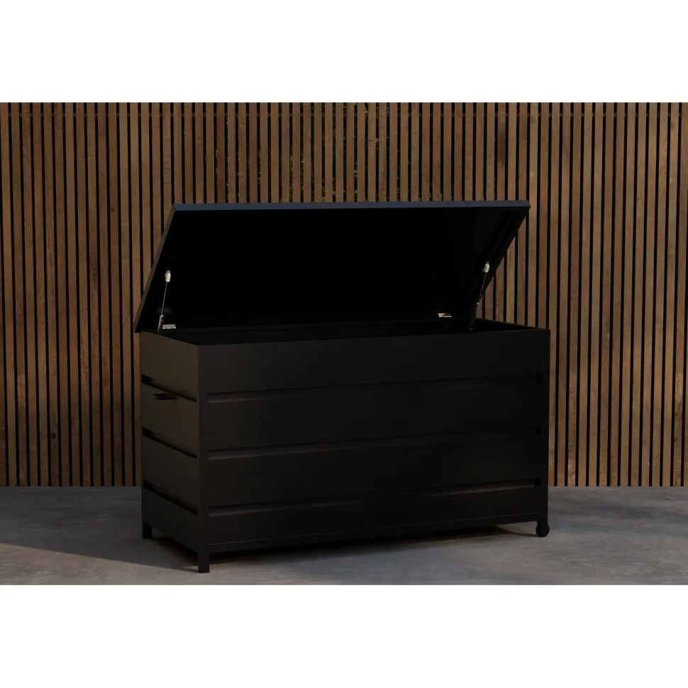 Pehmustelaatikko Venture Home Nisis, 130x60x75cm, musta