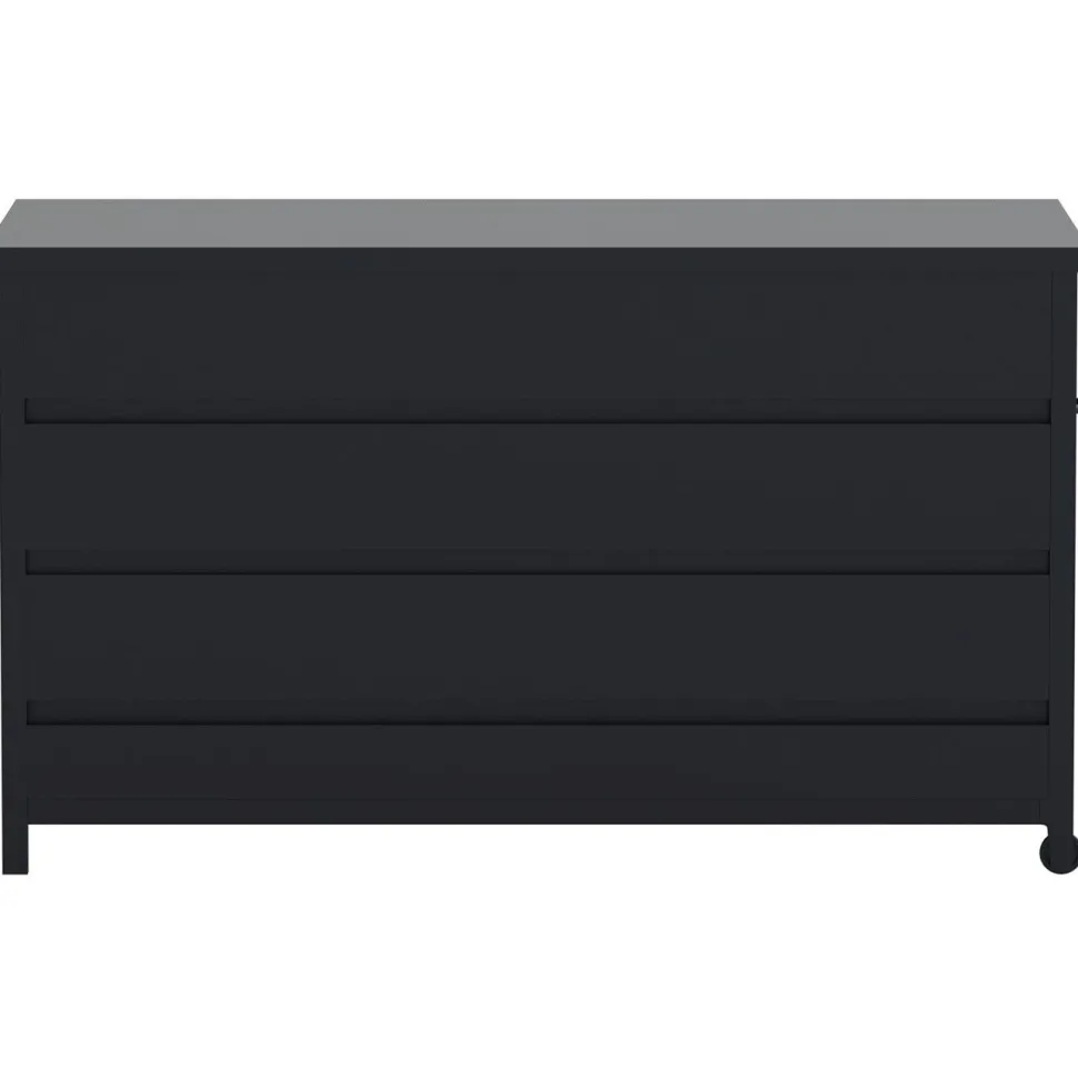 Pehmustelaatikko Venture Home Nisis, 130x60x75cm, musta