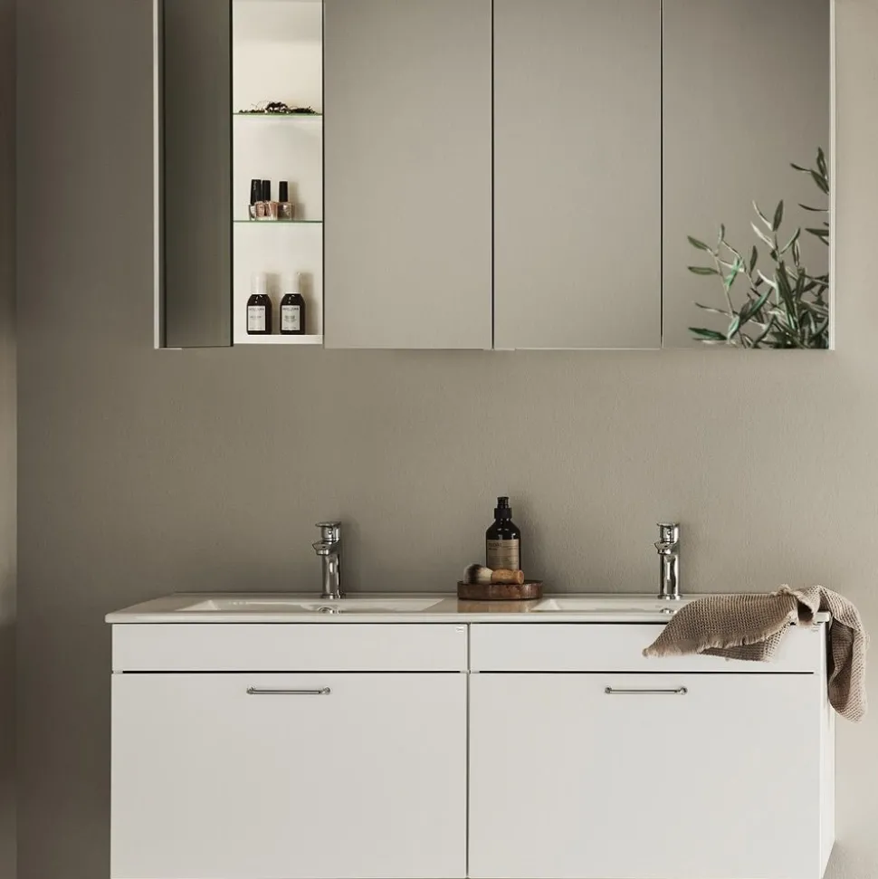 Peilikaappi Hafa Go, 1200x650 mm, valkoinen