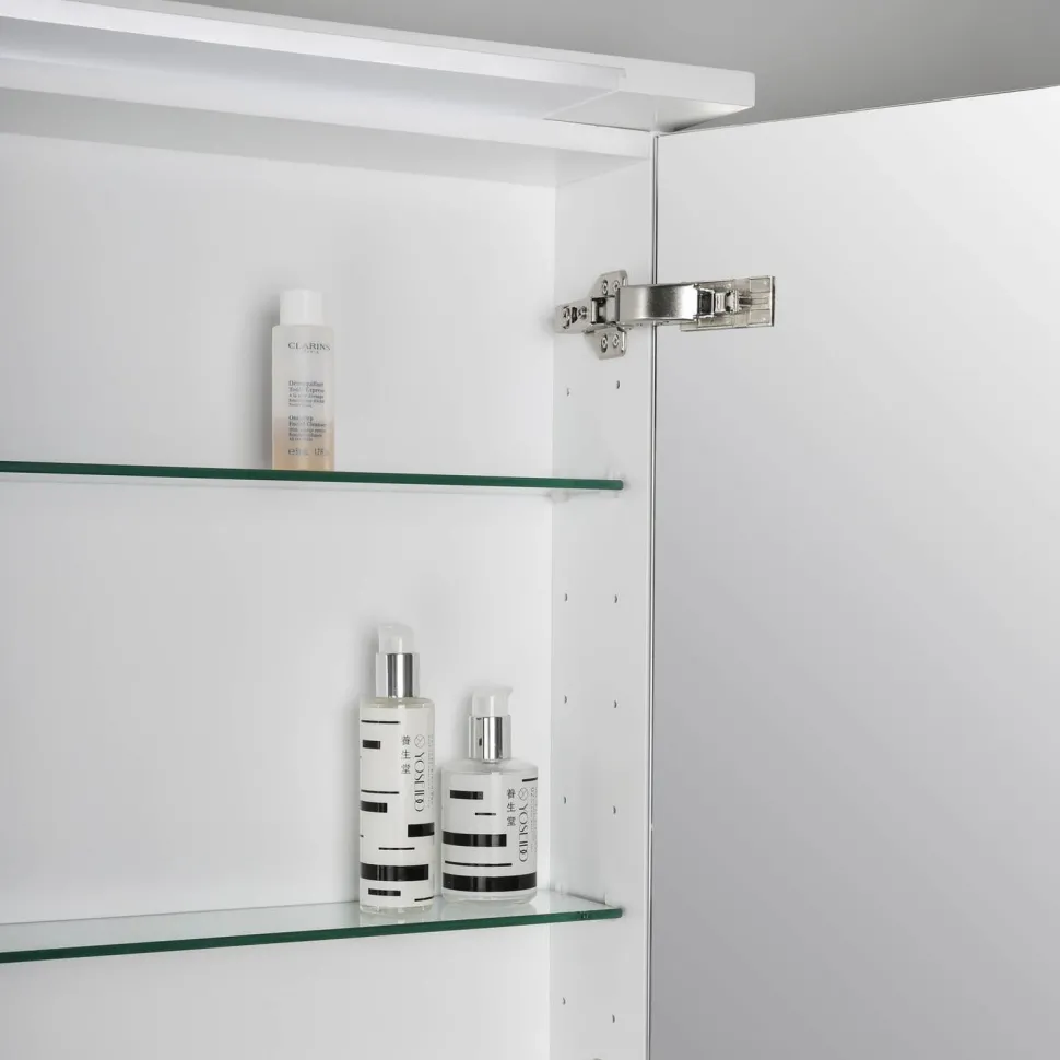 Peilikaappi LED-valaisimella Bathlife Glänsa 1200 valkoinen