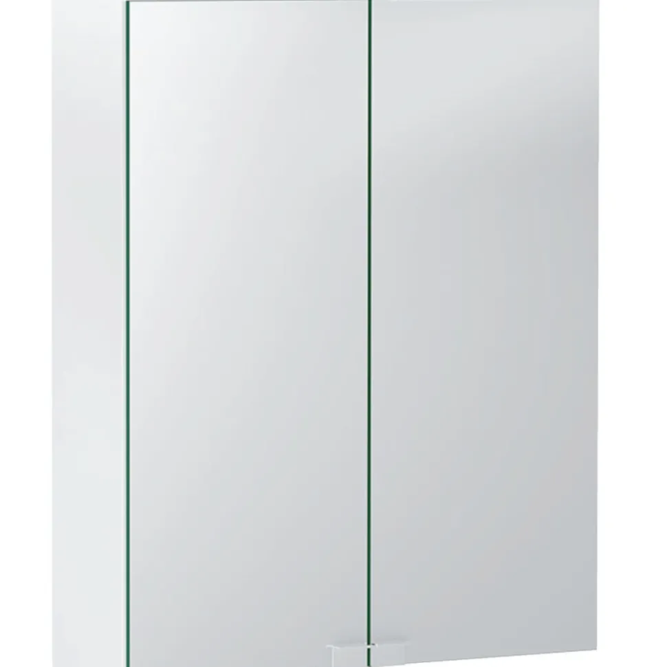 Peilikaappi LED-valolla Geberit Option Basic, pistorasia, valkoinen, eri kokoja