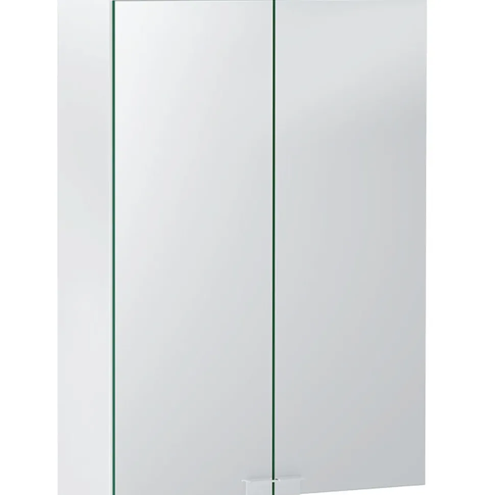 Peilikaappi LED-valolla Geberit Option Basic, pistorasia, valkoinen, eri kokoja