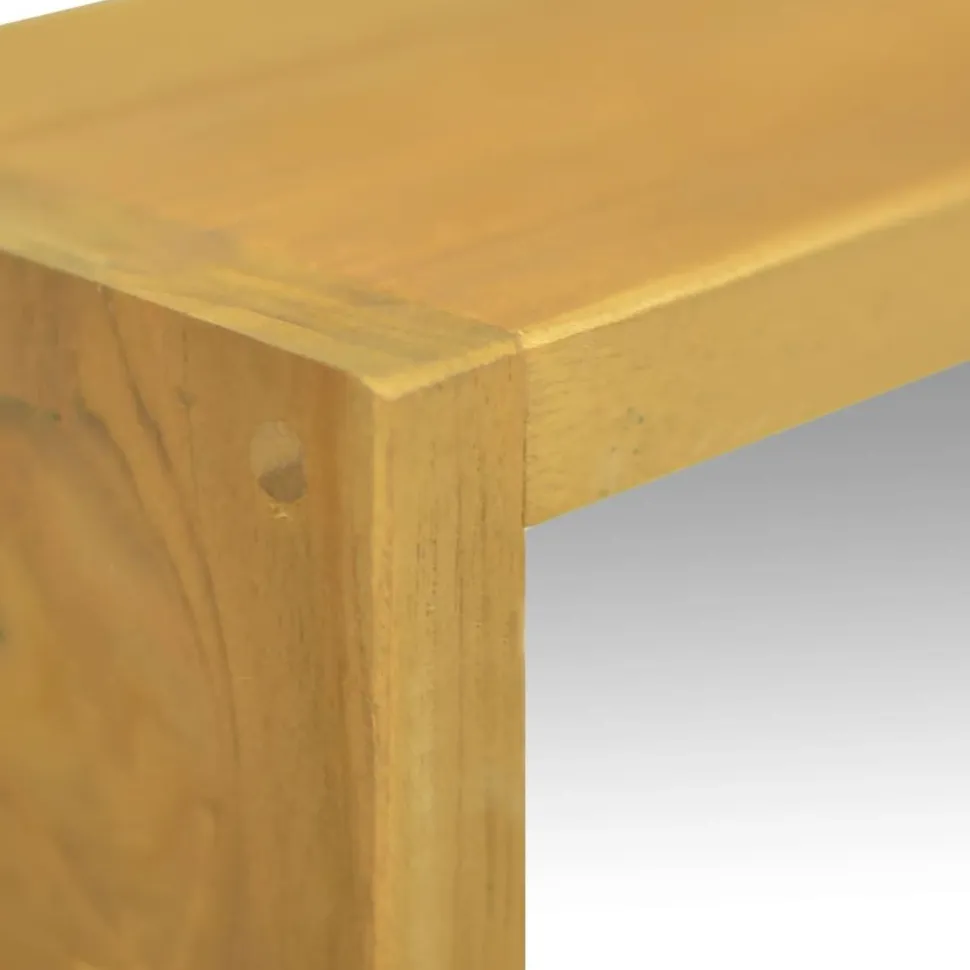 Peilikaappi 30x10x40 cm täysi tiikki (38243)