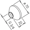 Peitelaippa Oras 207143 G3/4xØ70 mm kromi