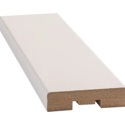 Peitelista D2D R2 12x42x2200 mm MDF valkoinen