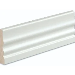 Peitelista/jalkalista Siparila Kinos 15x70x3600 mm puhtaanvalkoinen 5 kpl/pak