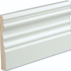 Peitelista/jalkalista Siparila Kinos 15x120x3600 mm puhtaanvalkoinen 5 kpl/pak