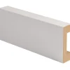 Peitelista johtouralla Maler 19x58x2200mm MDF valkoinen