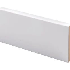 Peitelista Maler Aava sileä 12x70x3300mm MDF valkoinen