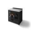 Pellettihella Eva Calòr Enrica 8.6kW, musta