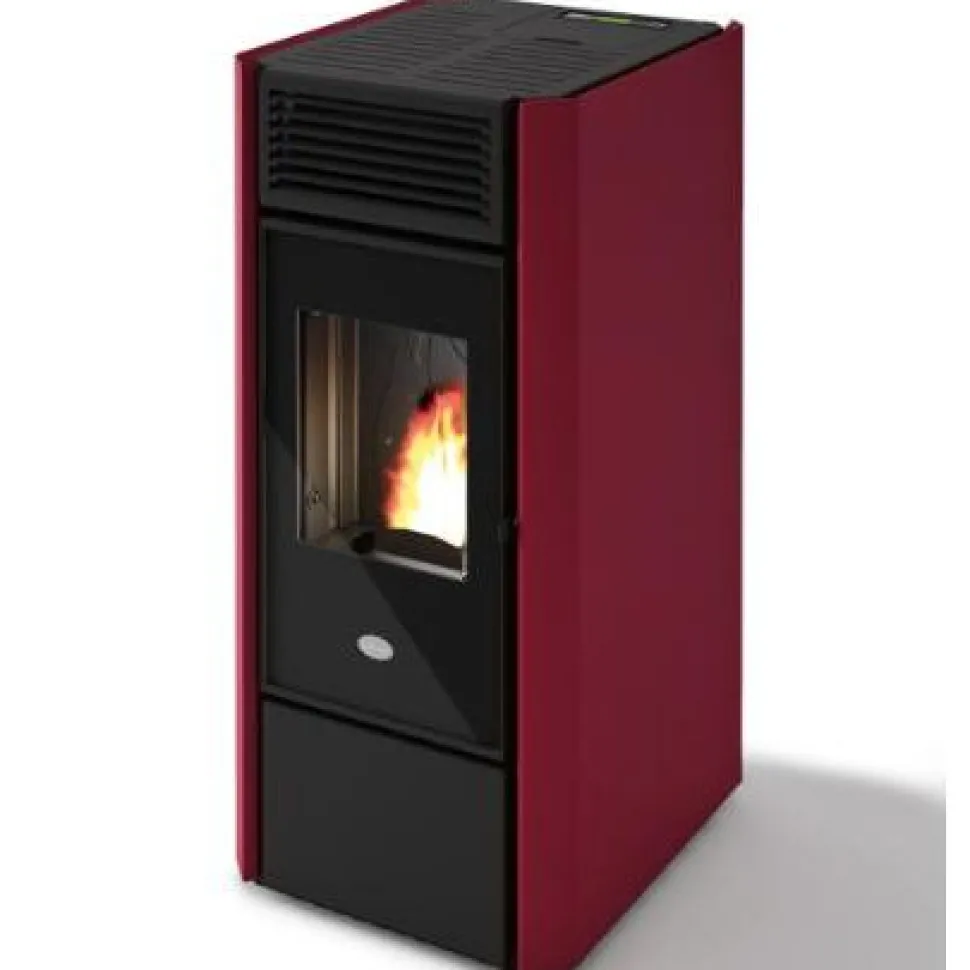 Pellettitakka Eva Calòr Milly 12.5kW, punainen