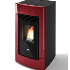 Pellettitakka Eva Calòr Sofia 8kW, punainen